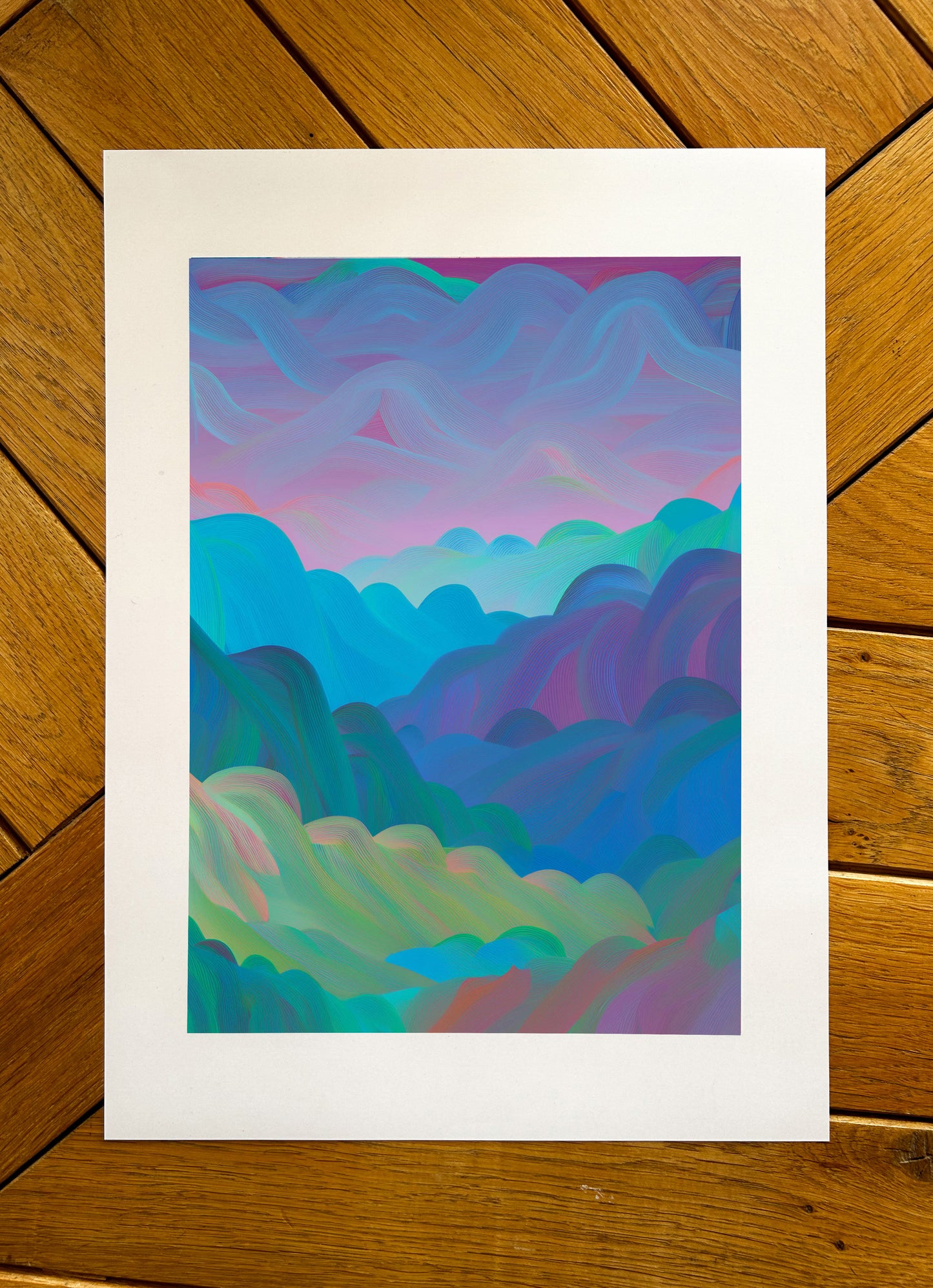 Mountains Pastel