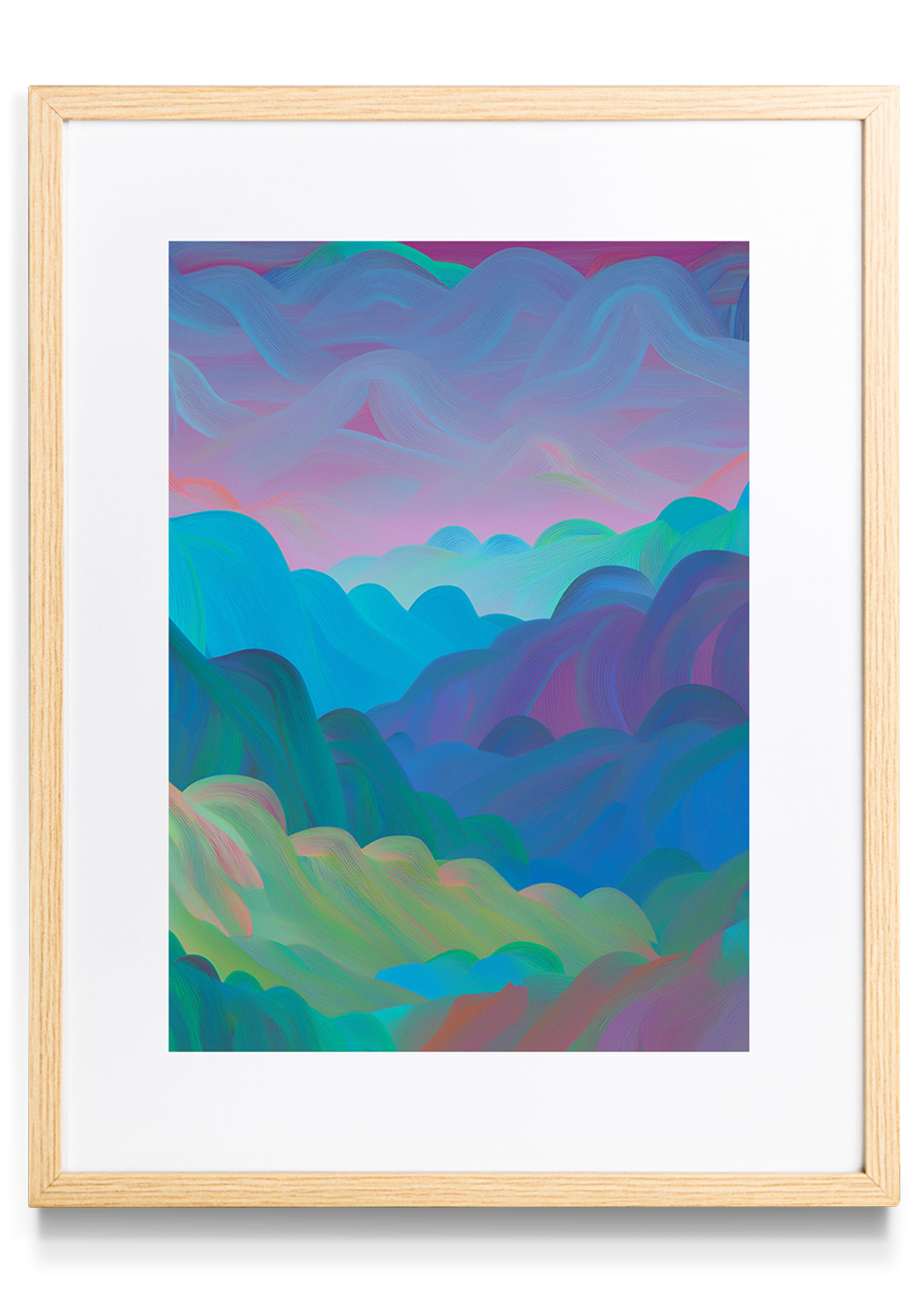 Mountains Pastel