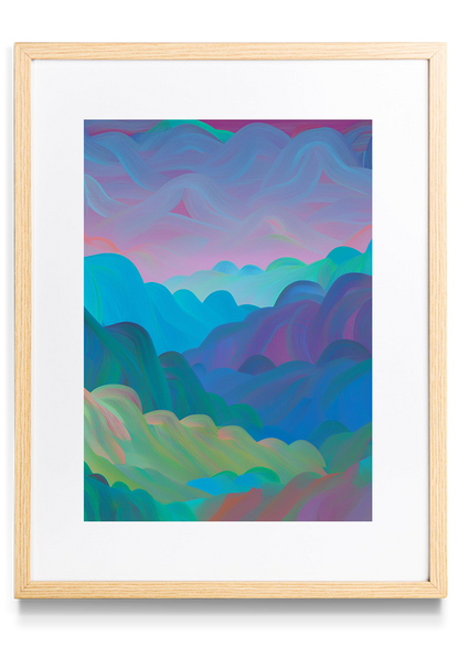 Mountains Pastel