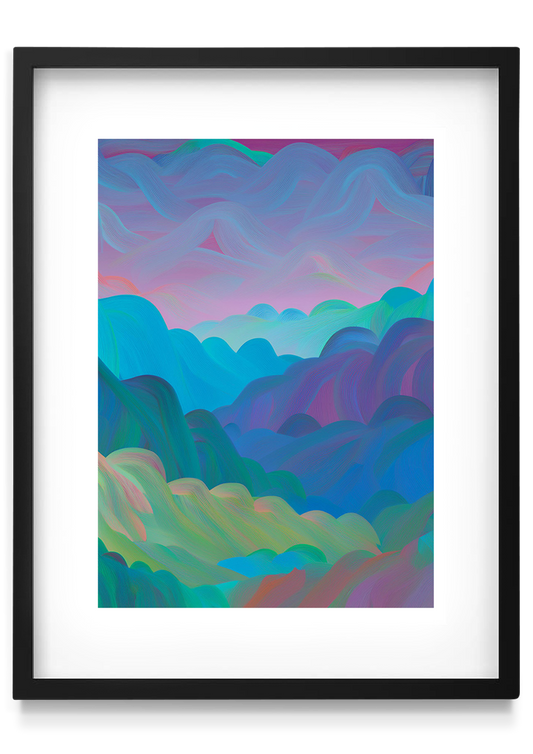 Mountains Pastel