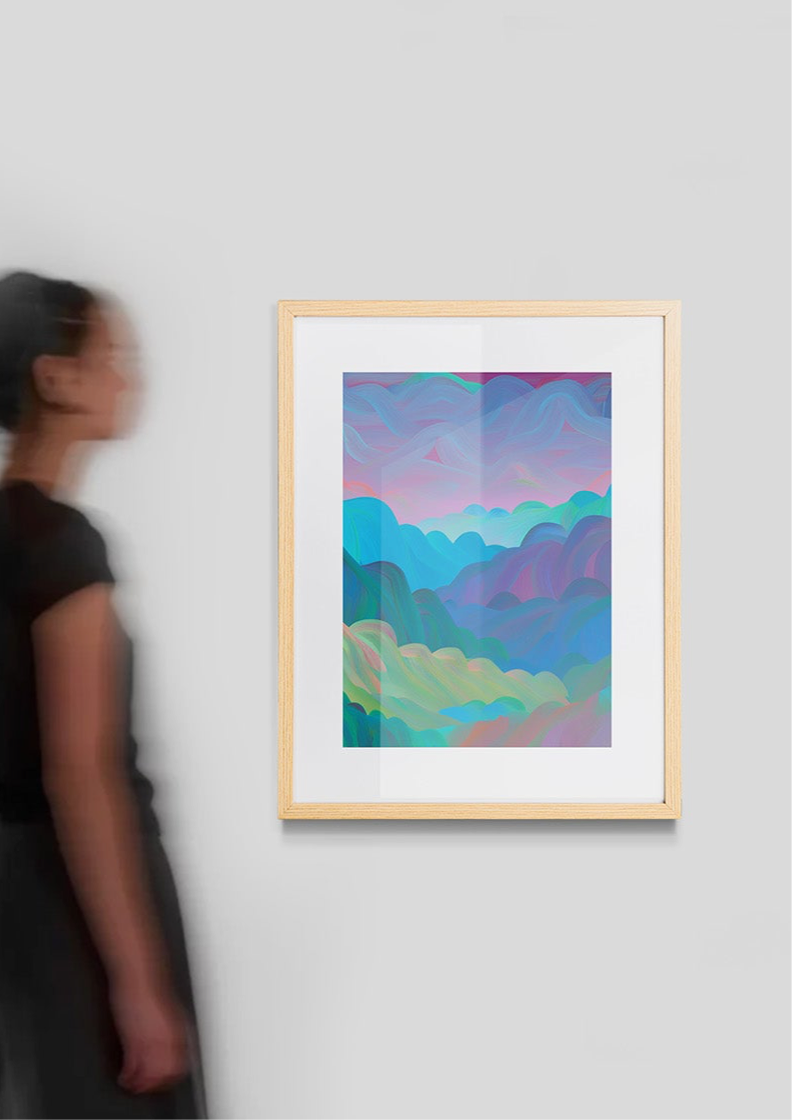 Mountains Pastel